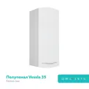 Шкаф для ванной подвесной Owl Vessla 1975 OW22.06.00 35.3х81.4см цвет белый