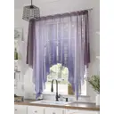 Тюль Comfy Way TD-534134 на шторной ленте, 145x200 см, цвет фиолетовый