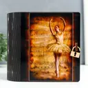 Шкатулка-книга "Балерина" 14x14 см
