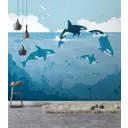 Фотообои флизелиновые Luxury walls 300x270 см Киты AM10603