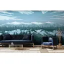 Фотообои флизелиновые Luxury walls 500x270 см Горы Лес AM10705