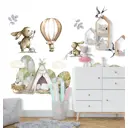 Фотообои флизелиновые Luxury walls 300x270 см Зайки AM10503