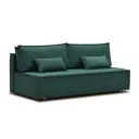 Диван-кровать Ладья Фабио 202x87x98 см велюр цвет зеленый