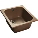 Мойка Granfest S-430 Standart 50x43x19 см. Искусственный камень Коричневый