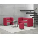Пуф/подставка для ног Monofix Йокки 32x42x32 см цвет красный