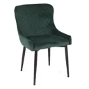 Стул Redblack Green velvet 82x62x42 см вельвет цвет темно-зеленый