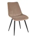 Стул Redblack Beige velvet 89x61x48 см вельвет цвет бежевый