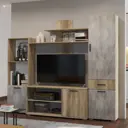 Тумба под телевизор Simaland 9170946 178x170x45 см ЛДСП цвет дуб каньон