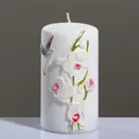 Свеча-цилиндр Trend Decor Candle "Орхидея" 7×13 см розовый