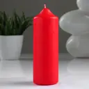 Свеча-цилиндр Simaland 5x15 см красная