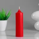 Свеча- цилиндр "Клубника" ароматическая 4×13.5 см