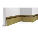 Плинтус напольный Cosca Античное золото B90(1)/G327, 2200x15x90 мм