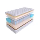 Матрас SkySleep Pleasure Relax DS 60x220 см независимый пружинный блок, детский, ортопедический, латексный