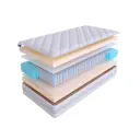 Матрас SkySleep Pleasure Relax DS 110x186 см независимый пружинный блок, полутораспальный, ортопедический, латексный