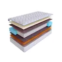 Матрас SkySleep Enjoy Foam Hard S1000 170x190 см независимый пружинный блок, двуспальный, ортопедический, кокосовый