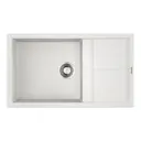 Кухонная мойка OMOIKIRI Sumi 86-WH 86x50см искусственный гранит/белый