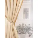 Штора на шторной ленте полосы 170x270 см цвет бежевый