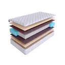 Матрас SkySleep Native Orto Soft S1000 60x215 см независимый пружинный блок, детский, ортопедический, латексный