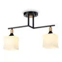 Люстра подвесная AMBRELLA LIGHT TR9486 TRADITIONAL 2 лампы 10 м² цвет черный