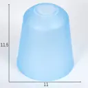 Плафон для люстры BAYERLUX 4931335 пластиковый цвет синий Ø11 см