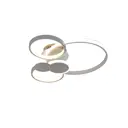 Люстра потолочная светодиодная SELENA 000030330 15 м² теплый белый цвет белый