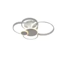 Люстра потолочная светодиодная SELENA 000030322 18 м² теплый белый цвет белый