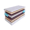 Матрас SkySleep Native Sleep Comfort S1000 105x190 см независимый пружинный блок, полутораспальный, ортопедический, латексный