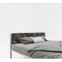 Мягкое изголовье для кровати Roomiroom Гармония 134x26x5 см цвет красно-синий