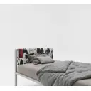 Кровать Roomiroom 90x200 см металл цвет красно-коричневый