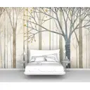 Фотообои флизелиновые Первое ателье 150x100 см Голые деревья pw95613-1