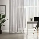 Тюль на ленте Inspire Ande 250x280 см цвет белый