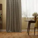 Штора на ленте Inspire Tert 160x280 см цвет серо-зеленый