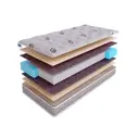 Матрас SkySleep Native PRO Latex S1000 100x180 см независимый пружинный блок, полутораспальный, ортопедический, латексный
