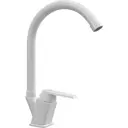 Смеситель для кухни однорычажный Domaci Равенна sm-01w высота 20.5 см цвет белый