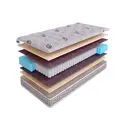 Матрас SkySleep Native PRO Sleep Comfort S500 160x200 см независимый пружинный блок, двуспальный, ортопедический, латексный