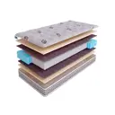 Матрас SkySleep Native PRO Sleep Comfort S1000 200x220 см независимый пружинный блок, двуспальный, ортопедический, латексный