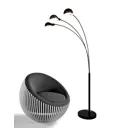 Торшер LUMINA DECO Wallscot LDF 8801-3 BK цвет черный