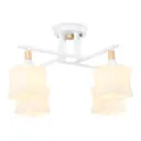 Люстра подвесная AMBRELLA LIGHT TR9495 TRADITIONAL 4 лампы 18 м² цвет белый