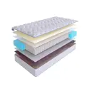 Матрас SkySleep ONE WAY 2 S500 100x175 см независимый пружинный блок, полутораспальный, ортопедический