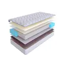 Матрас SkySleep ONE WAY 2 S1000 100x186 см независимый пружинный блок, полутораспальный, ортопедический