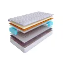 Матрас SkySleep ONE WAY 5 BS 200x190 см зависимый пружинный блок, двуспальный, ортопедический, кокосовый