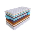 Матрас SkySleep Smart Zone Anatomic 140x195 см независимый пружинный блок, полутораспальный, ортопедический, латексный