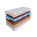 Матрас SkySleep Smart Zone Heavy Middle 95x180 см независимый пружинный блок, односпальный, ортопедический, латексный