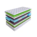 Матрас SkySleep Smart Zone Fiber 120x205 см независимый пружинный блок, полутораспальный, ортопедический