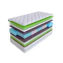 Матрас SkySleep Smart Zone Fiber 120x220 см независимый пружинный блок, полутораспальный, ортопедический