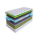 Матрас SkySleep Smart Zone Relax Vario 100x200 см независимый пружинный блок, полутораспальный, ортопедический, кокосовый