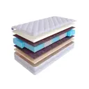 Матрас SkySleep Smart Zone Memo-Latex 125x195 см независимый пружинный блок, полутораспальный, ортопедический, латексный