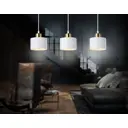 Светильник подвесной AMBRELLA LIGHT TR8117 3 лампы 4 м² цвет белый/латунь