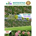 Фотосетка Рада для декора заборов Шпалера в розах 158x600 см