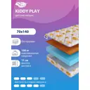 Матрас SkySleep Funny Play 70x140 см беспружинный, детский, ортопедический, кокосовый